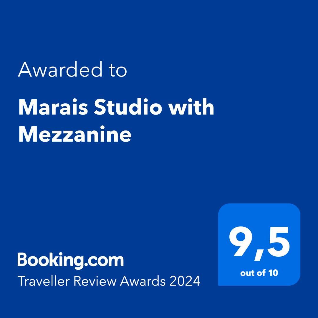 Marais Studio with Mezzanine  Paris Exterior foto